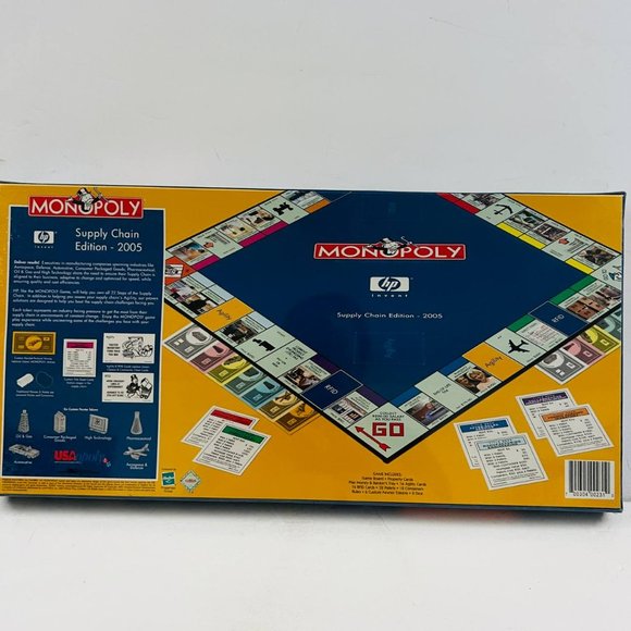 Vintage Monopoly HP Invent Supply Chain 2005 Edition Board Game‎ New Sealed - Picture 4 of 7